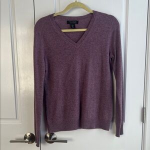 Talbots Lavender V-Neck Sweater